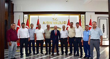 Aydın Valisi Varol, Nazilli mahalle muhtarlarını kabul etti