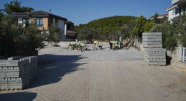 Ayvalık'ta yol yapım seferberliği