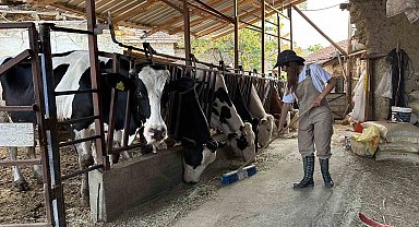 Babasının geçirdiği iş kazasıyla çiftliğin yükü omuzlarına bindi, o ise üretmekten vazgeçmedi
