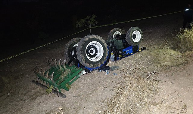 Bahçeyi sürerken traktörün altında kalan çiftçi hayatını kaybetti