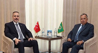 Bakan Fidan, Arap Birliği Genel Sekreteri Fehmi ile görüştü