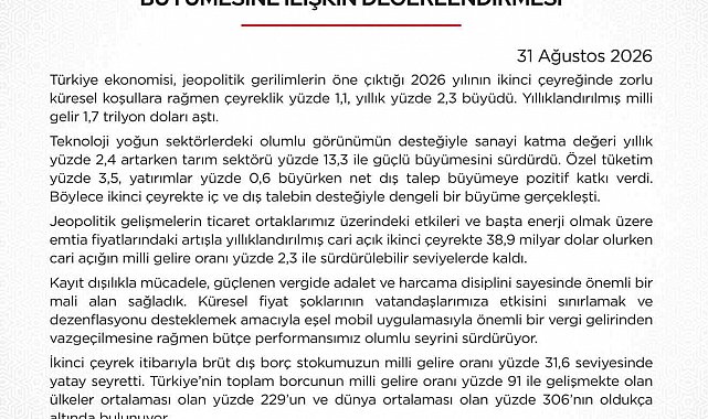 Bakan Şimşek: "Kayıt dışılıkla mücadele, güçlenen vergide adalet ve harcama disiplini sayesinde önemli bir mali alan sağladık"