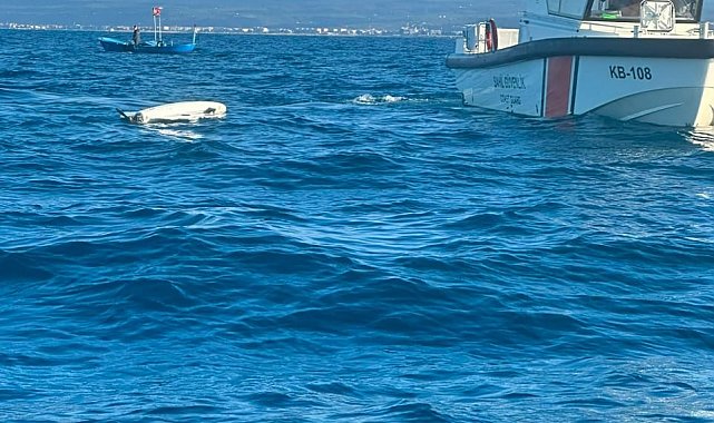 Balık tutmak için açıldıkları denizde dron buldular