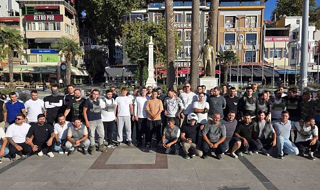 Bandırma'da kuryenin darbedildiği iddiası protesto edildi