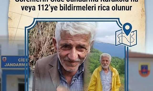 Bartın'da ekipler kayıp şahıs için alarma geçti