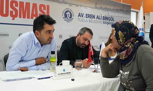 Başkan Bingöl, Tuzla Belediyesi'nde vatandaşlarla buluştu