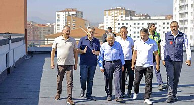 Başkan Büyükkılıç, Bedesten Katlı Otoparkı'ndaki çalışmaları yerinde inceledi