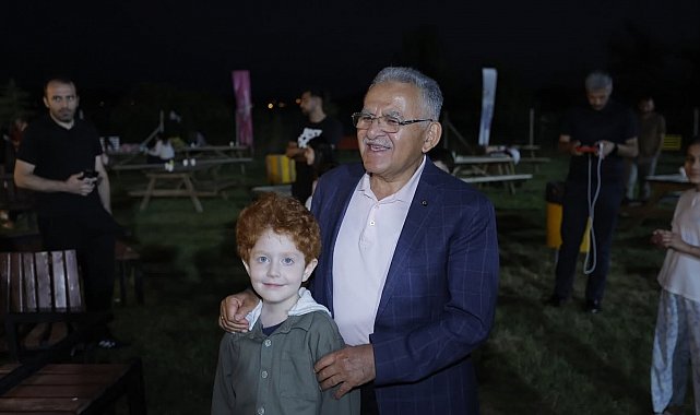 Başkan Büyükkılıç, Sarımsaklı'da kamp ateşini yaktı