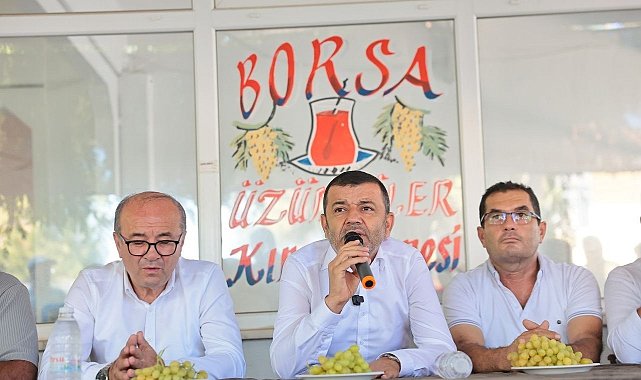 Başkan Çavuşoğlu, Buldan'da üzüm üreticileriyle buluştu