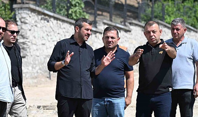 Başkan Çetinkaya sahada çalışmaları inceledi