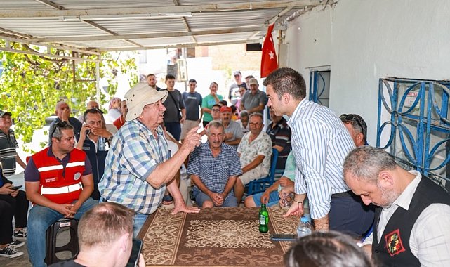 Başkan Mandalinci saha çalışmalarını Karaova'da sürdürdü