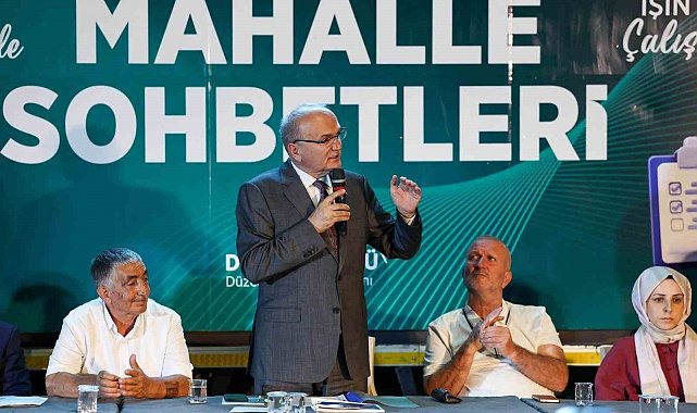 Başkan Özlü "Seçimde değil her zaman vatandaşlayız"