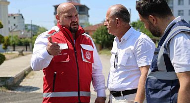 Başkan Türkel: "Yol sorununu tamamen çözene kadar sahadayız"