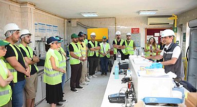 BASKİ, Tıp Fakültesi öğrencilerini içme suyu arıtma tesisinde ağırladı