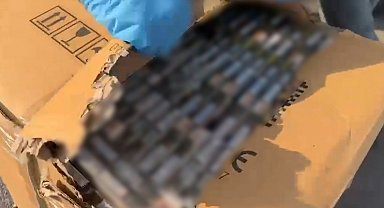 Batman'da 18 bin paket kaçak sigara ele geçirildi