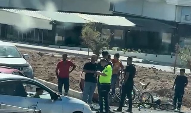 Batman'da otomobil ile bisiklet çarpıştı: 2 yaralı