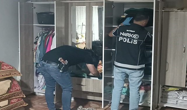 Batman'da uyuşturucu operasyonları: 5 tutuklama