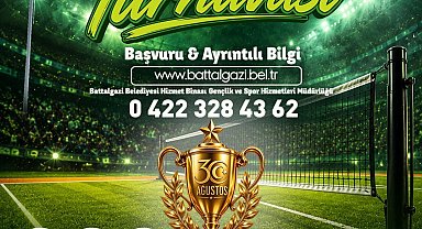 Battalgazi'de ayak tenisi turnuvası