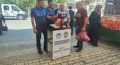 Battalgazi'de semt pazarlarına yönelik denetimler sürüyor