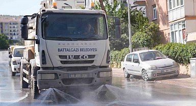 Battalgazi'de temizlik çalışmaları sürüyor
