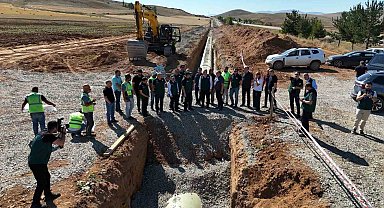 Bayburt Kırklartepe Barajı sulama inşaatında inceleme