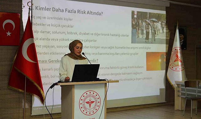 Bayburt'ta iklim krizinin sağlığa etkileri anlatıldı