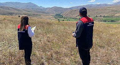Bayburt'ta işlenmeyen tarım arazileri için saha çalışması sürüyor