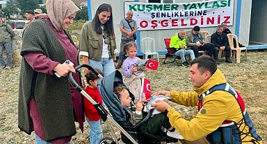 Bayburt'ta yayla şenliğinde 763 kişiye güvenlik bilgilendirmesi
