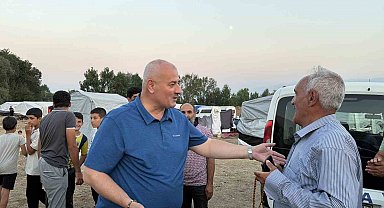 Belediye başkanı ve kaymakam, fındık işçileriyle buluştu