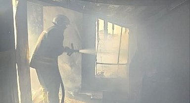 Belen'de ev yangını yaşandı
