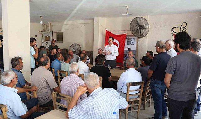 Beşikçi, Adanalıoğlu'nda muhtar ve vatandaşların taleplerini dinledi