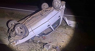 Bilecik'te alkollü sürücü takla attı: 1 yaralı