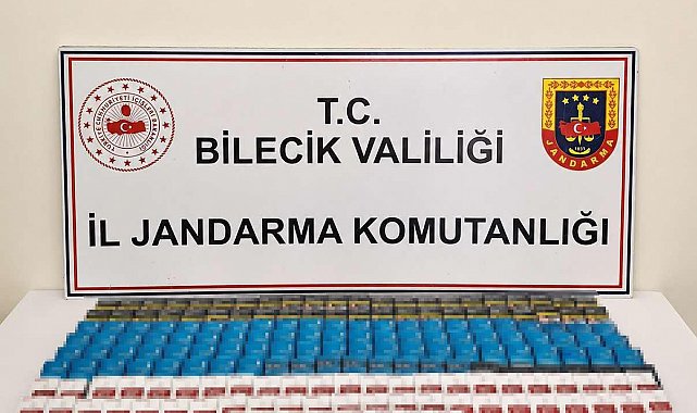 Bilecik'te kaçak sigara operasyonu: 4 bin 120 adet ele geçirildi