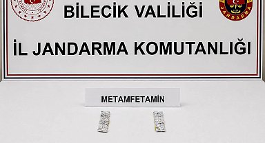 Bilecik'te otomobilde metamfetamin ele geçirildi