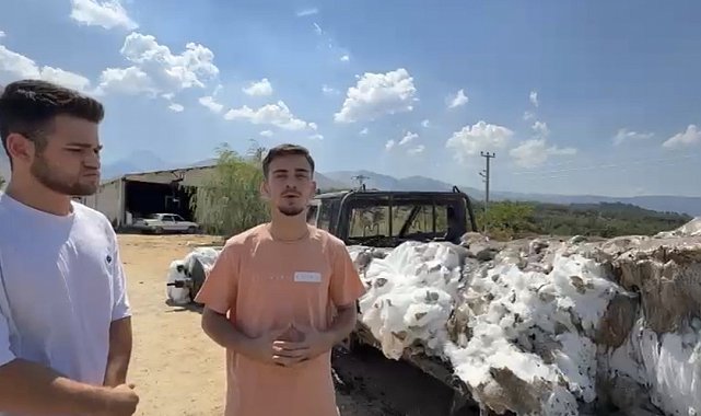 Bir yıllık emekleri 15 dakikada küle döndü