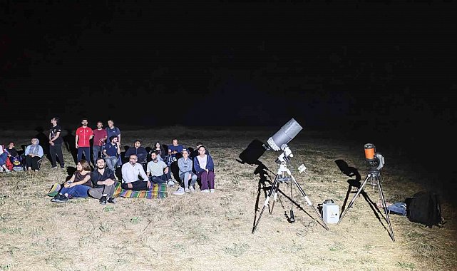 Bitlis'te uzayseverler haftayı gökyüzünü izleyerek geçirdi