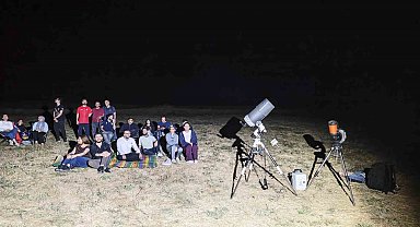 Bitlis'te uzayseverler haftayı gökyüzünü izleyerek geçirdi