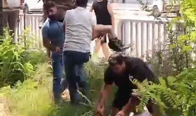 Boğulmak üzere olan çocuğu vatandaşlar son anda kurtardı