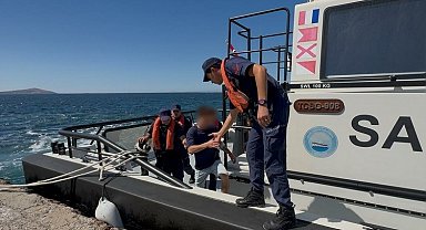 Bozcaada açıklarında gemide rahatsızlanan personelin tıbbi tahliyesi gerçekleştirildi