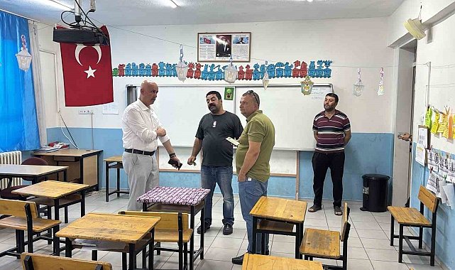 Bozdoğan'da okullar yeni eğitim öğretim yılına hazırlanıyor
