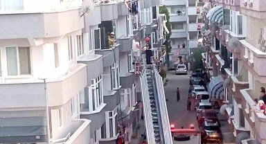 Bursa'da korkutan ev yangını