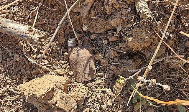 Bursa'da kurtuluş savaşından kalma el bombaları bulundu
