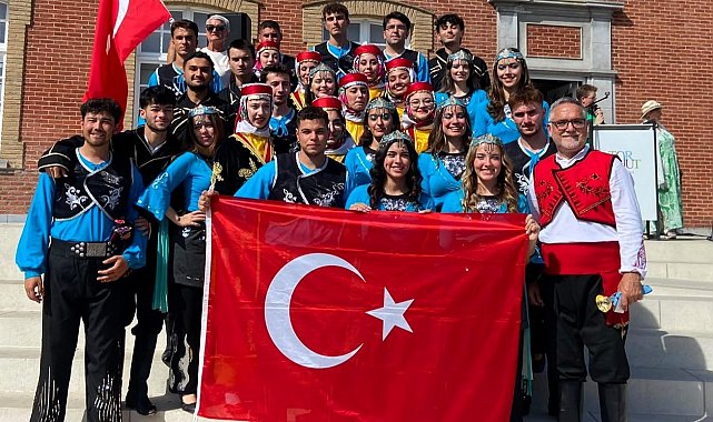 BUÜ Halk Oyunları Topluluğu Belçika'da Türkiye'yi temsil etti