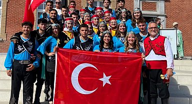 BUÜ Halk Oyunları Topluluğu Belçika'da Türkiye'yi temsil etti