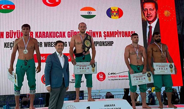 Büyükşehir Belediyesporlu Fazlı Eryılmaz dünya şampiyonu