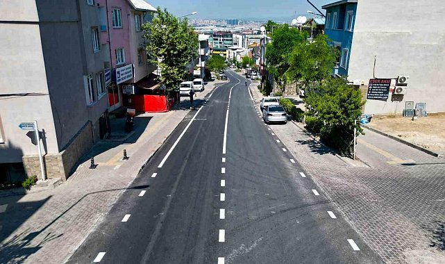 Büyükşehir Nilüfer'de Dumlupınar Caddesi'ni yeniledi