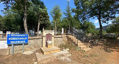 Büyükşehir'den Akseki mezarlıklarında kapsamlı çalışma