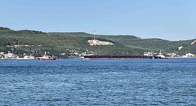 Çanakkale Boğazı'ndan geçen genel kargo gemisi makine arızası yaptı