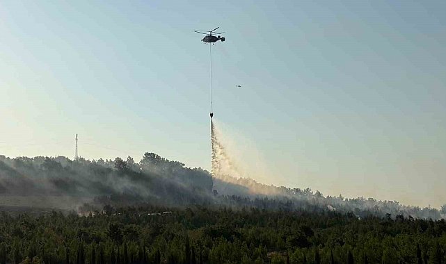 Çanakkale Valiliği açıkladı: Yerleşim yerlerini tehdit eden bir durum yok