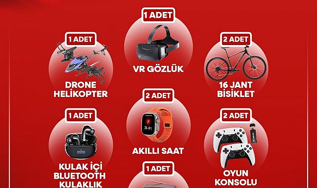 Canik Belediyesi'nden Zafer Bayramı özel çekilişi